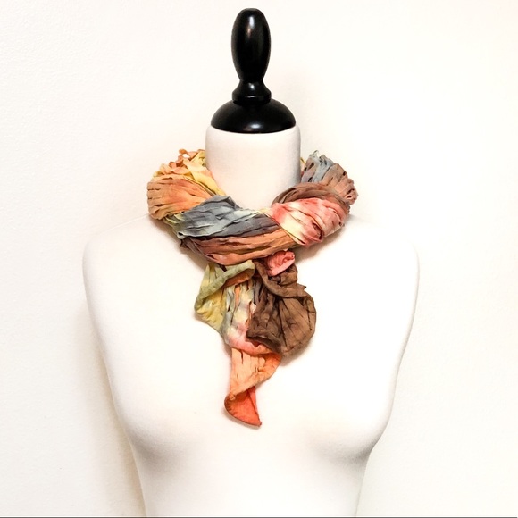 Accessories - Watercolor Fishnet Scarf